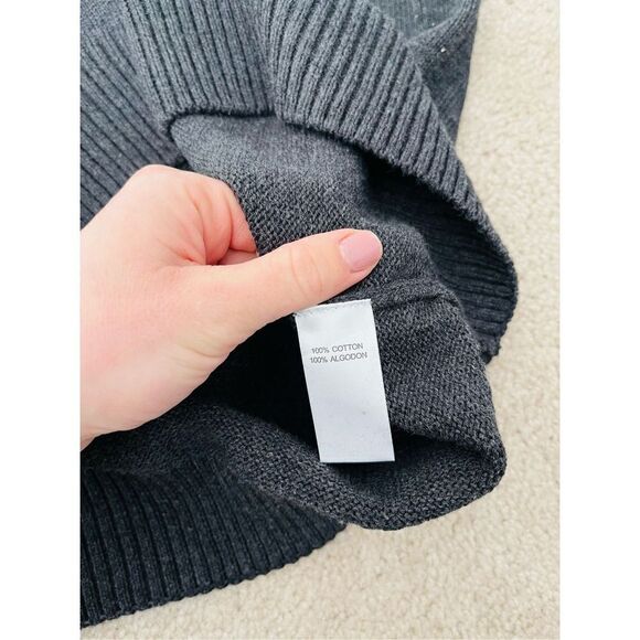 Weatherproof Vintage Snowflake 3/4 zip Men’s Sweater gray red sz 2XL - Picture 8 of 9